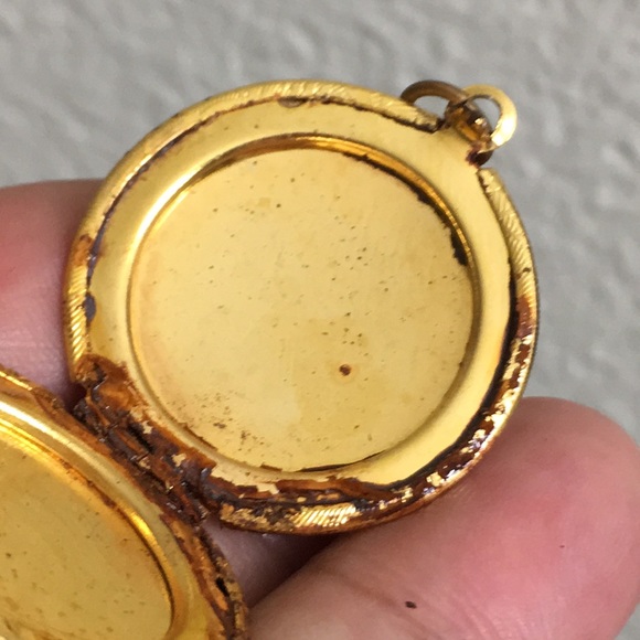 🖤Vtg cloisonné locket pendant - Picture 10 of 14